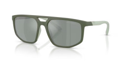 Emporio Armani EA 4248U - 625930 MATT AGAVE green mirror silver