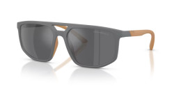 Emporio Armani EA 4248U - 62616G MATTE GREY grey mirror silver
