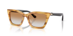 Emporio Armani EA 4250U - 62692Q SHINY STRIPED HONEY clear gradient ochre