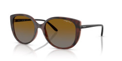 Vogue VO 5623S - 2386T5 TOP DARK HAVANA/LIGHT BROWN grey gradient brown polarized