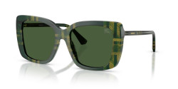Burberry BE4456 - 416971 CHECK GREEN dark green