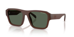 Armani Exchange AX 4154SU - 837371 MATTE OPAL BROWN dark green