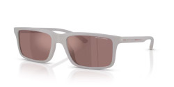 Armani Exchange AX 4157SU - 83786G MATTE GREY brown mirror internal silver