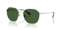 Polo Ralph Lauren PH 3160 - 942371 BRUSHED SILVER bottle green