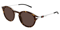 Gucci GG 1890S - 002 HAVANA/SILVER brown