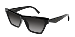 Saint Laurent SL M103 - 001 BLACK grey gradient