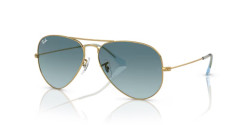 Ray-Ban RB 3025 AVIATOR LARGE METAL - 001/3M GOLD blue