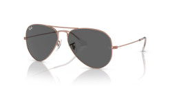 Ray-Ban RB 3025 AVIATOR LARGE METAL - 9202B1 ROSE GOLD dark grey