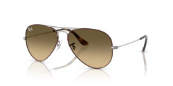 Ray-Ban RB 3025 AVIATOR LARGE METAL - 92700A HAVANA ON GUNMETAL brown vintage gradient black