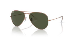 Ray-Ban RB 3025 AVIATOR LARGE METAL - 920231 ROSE GOLD green
