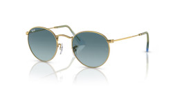 Ray-Ban RB 3447 ROUND METAL - 001/3M GOLD blue