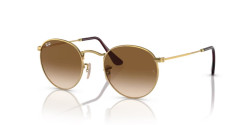 Ray-Ban RB 3447 ROUND METAL - 001/51 GOLD  brown