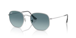 Ray-Ban RB 3548N HEXAGONAL - 003/3M SILVER blue gradient grey