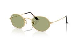 Ray-Ban RB 3547 OVAL - 001/4E ARISTA GOLD bottle green