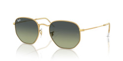 Ray-Ban RB 3548 HEXAGONAL - 001/BH ARISTA GOLD green vintage