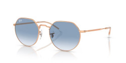 Ray-Ban RB 3565 JACK - 92023F ROSE GOLD clear & blue