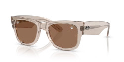 Ray-Ban RB 0840S MEGA WAYFARER - 68701A TRANSPARENT LIGHT BROWN light violet