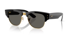 Ray-Ban RB 0316S MEGA CLUBMASTER - 6826J5 BLACK ON GOLD ultra black