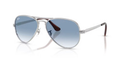 Ray-Ban RB 3925 AVIATOR MAX - 003/3F SILVER clear gradient blue