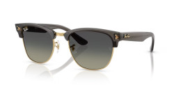 Ray-Ban RB 0504S CLUBMASTER REVERSE - 682911 TRANSPARENT DARK GREY ON GOLD grey gradient