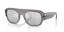 Ray-Ban RB 2218 - 668482 TRANSPARENT GREY grey mirror gradient silver polarized