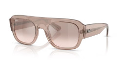 Ray-Ban RB 2218 - 67278Z TRANSPARENT LIGHT BROWN brown mirror silver gradient