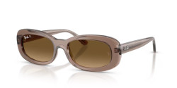 Ray-Ban RB 2221 - 6827M2 TRANSPARENT BEIGE gradient brown polarized