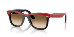 Ray-Ban RB 2240 - 955/51 RED ON BLACK clear gradient brown
