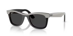 Ray-Ban RB 2240 - 144248 GREY ON BLACK polarized black