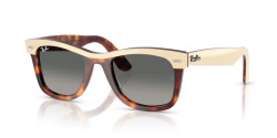 Ray-Ban RB 2240 - 144371 BEIGE ON HAVANA gradient grey