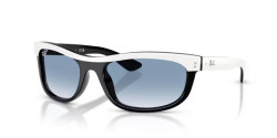 Ray-Ban RB 2489 BALORAMA - 14443F WHITE ON BLACK clear gradient blue
