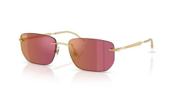 Ray-Ban RB 3768 - 001/D0 ARISTA GOLD dark violet mirror red