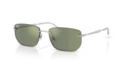 Ray-Ban RB 3768 - 003/6R SILVER green mirror green