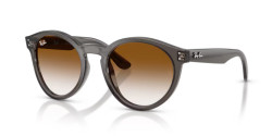 Ray-Ban RB 0505S - 6707CB TRANSPARENT DARK GREY clear gradient brown