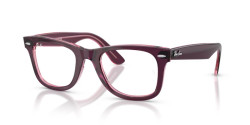 Ray-Ban RX 4340V WAYFARER - 8364 VIOLET ON TRANSPARENT PINK