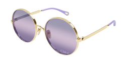 Chloe CH 0321S - 002 GOLD violet gradient