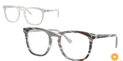 Ray-Ban RX 2210V - 8382 PHOTO STRIPED LIGHT BLUE