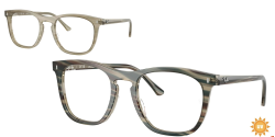 Ray-Ban RX 2210V - 8381 PHOTO STRIPED GREY