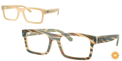 Ray-Ban RX 5435 - 8383 PHOTO STRIPED BROWN