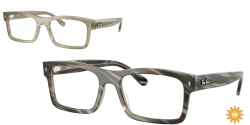 Ray-Ban RX 5435 - 8381 PHOTO STRIPED GREY