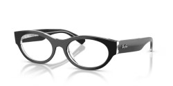 Ray-Ban RX 5447 - 2034 BLACK ON TRANSPARENT