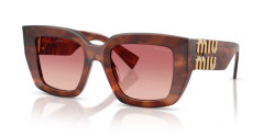 Miu Miu MU B05S - 26E50U STRIPED TOBACCO pink gradient red