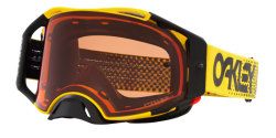 Gogle Oakley OO 7046 AIRBRAKE MX 7046D7 - Moto yellow Prizm mx bronze