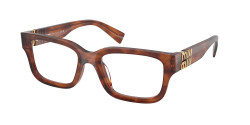 Miu Miu MU 02YV - 26E1O1 STRIPED TOBACCO