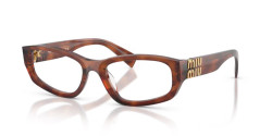 Miu Miu MU 04YV - 26E1O1 STRIPED TOBACCO