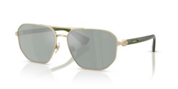 Burberry BE 3166 - 110982 LIGHT GOLD petrol green mirror silver