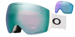 Gogle OAKLEY OO 7138 FLIGHT DECK PRO L - 713807 MATTE WHITE prizm snow sapphire iridium +extra lens prizm Iced Iridium