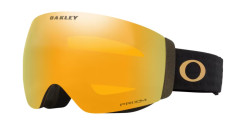 Gogle Oakley OO 7139 FLIGHT DECK PRO M - 713909 METALLIC BLACK GOLD prizm snow 24k iridium +extra lens Prizm Iced Iridium
