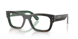 Ray-Ban RB 7683V JOSEPH - 8392 STRIPED GREEN ON GREEN