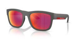 Prada PS 01ZS - 16X02U SILVER GREY brown mirror orange